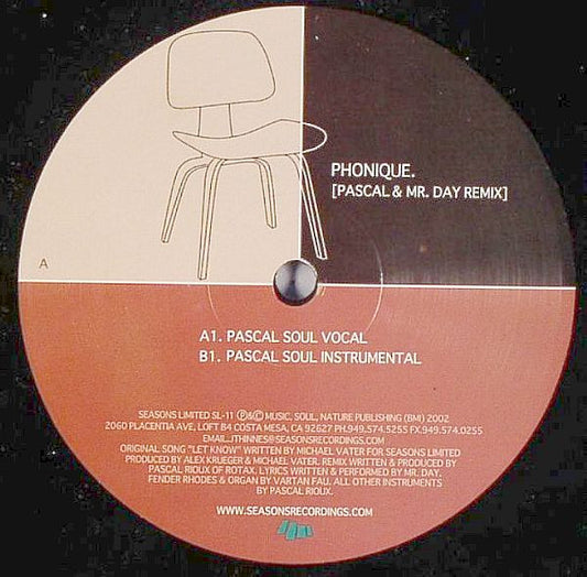 Phonique – Let Know (Pascal & Mr. Day Remix)