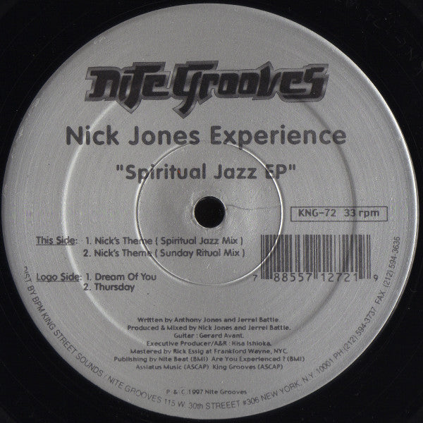 Nick Jones Experience – Spiritual Jazz EP