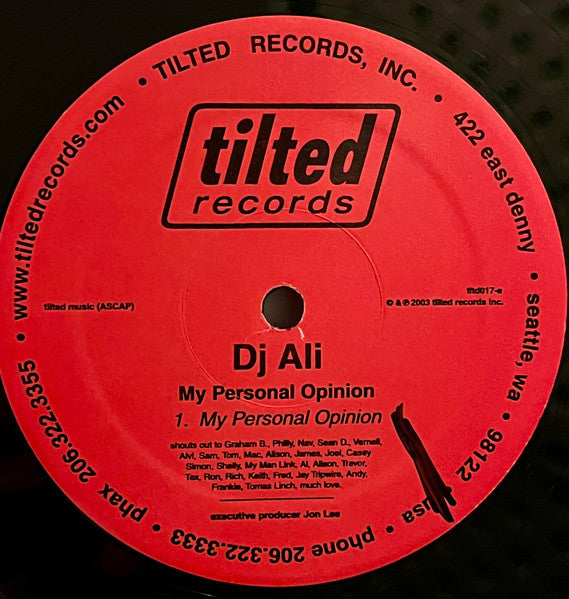 DJ Ali – My Personal Opinion