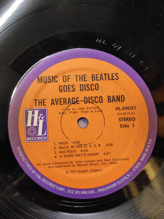 The Average Disco Band – Music Of The Beatles Goes Disco