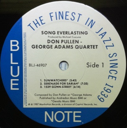 Don Pullen - George Adams Quartet – Song Everlasting