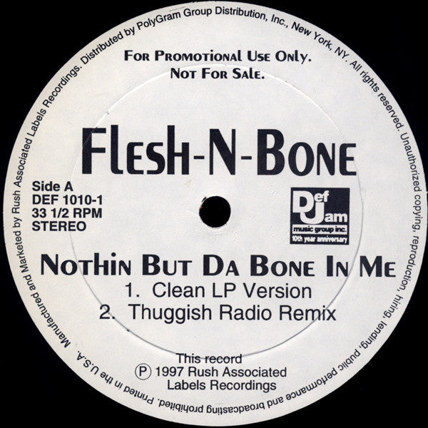 Flesh-N-Bone – Nothin But Da Bone In Me