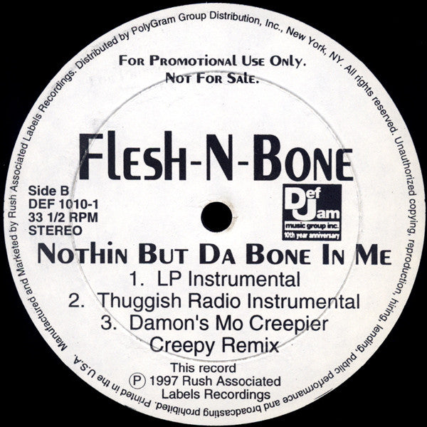 Flesh-N-Bone – Nothin But Da Bone In Me