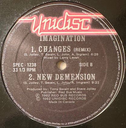 Imagination – Just An Illusion / Changes / New Dimension