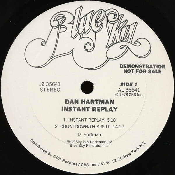 Dan Hartman – Instant Replay