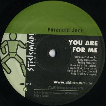 Paranoid Jack – You Are For Me