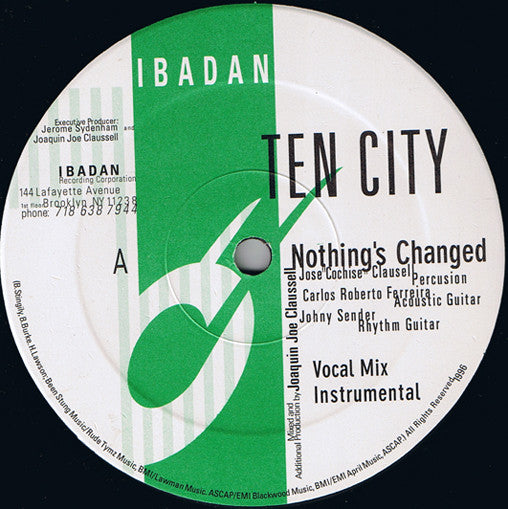 Ten City – Nothing's Changed (Joe Claussell Remixes)