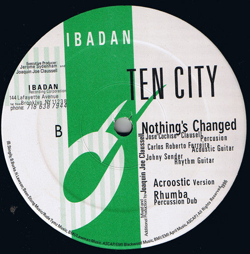 Ten City – Nothing's Changed (Joe Claussell Remixes)