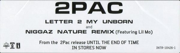 2Pac – Letter 2 My Unborn / Niggaz Nature Remix