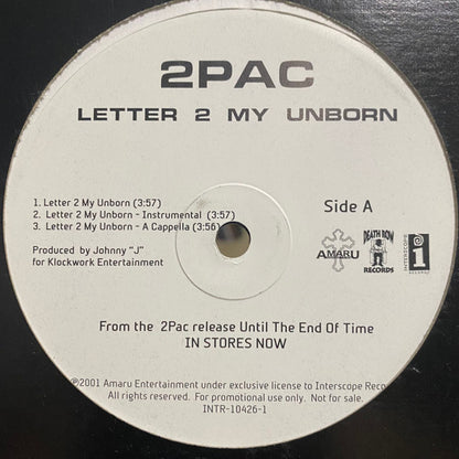 2Pac – Letter 2 My Unborn / Niggaz Nature Remix