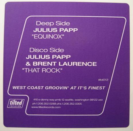 Julius Papp & Brent Laurence - EP