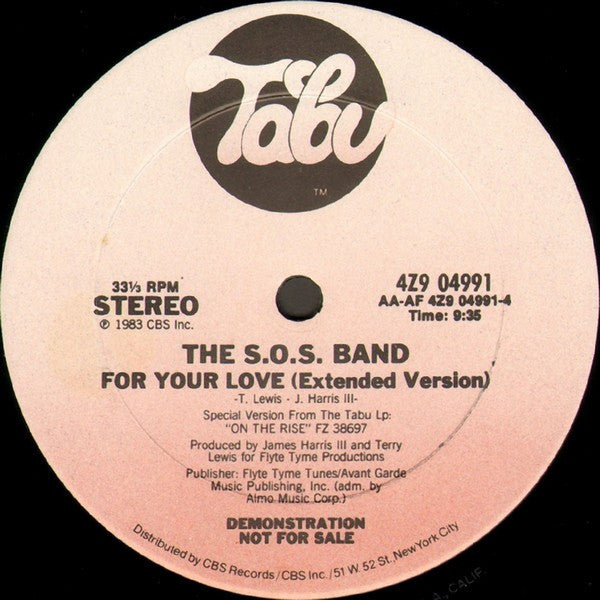 The S.O.S. Band – For Your Love