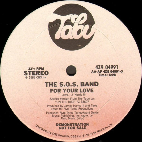 The S.O.S. Band – For Your Love