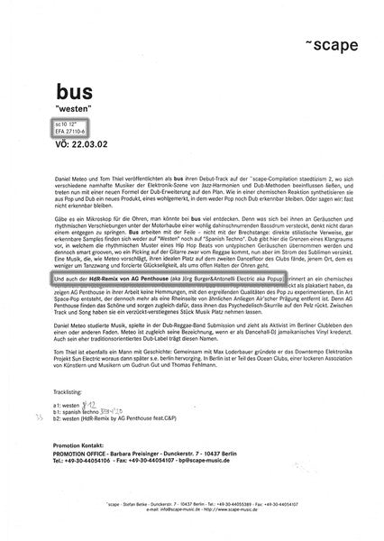 Bus – Westen
