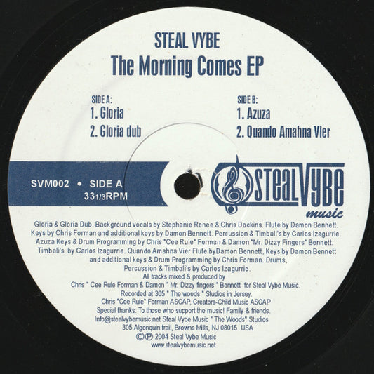 Steal Vybe – The Morning Comes EP