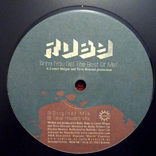 Ruby - Anna (You Get The Best Of Me)