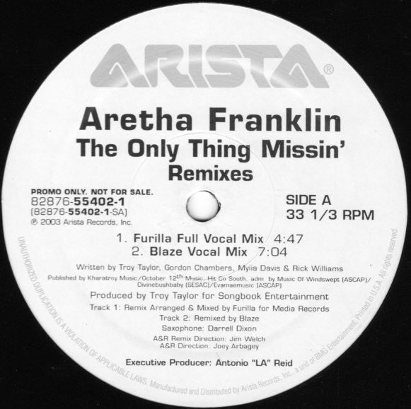 Aretha Franklin – The Only Thing Missin'