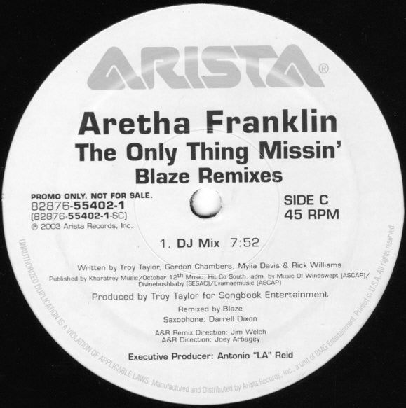 Aretha Franklin – The Only Thing Missin'