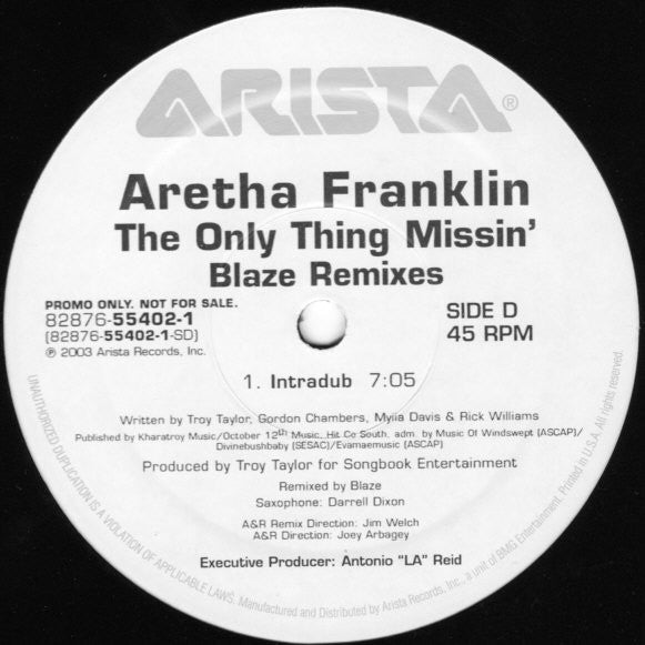 Aretha Franklin – The Only Thing Missin'