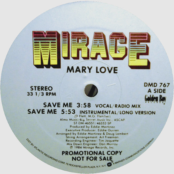 Mary Love – Save Me