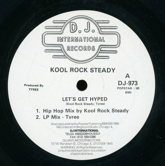 Kool Rock Steady – Let's Get Hyped