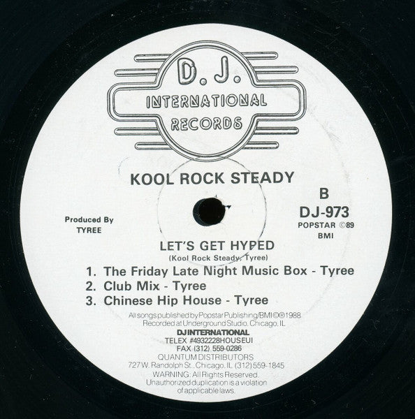 Kool Rock Steady – Let's Get Hyped