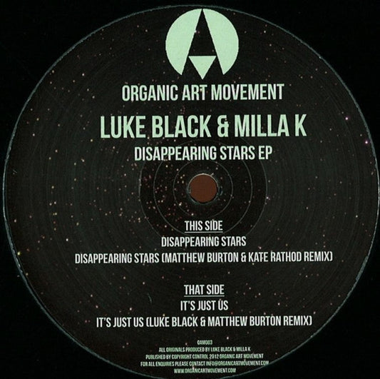 Luke Black & Milla K – Disappearing Stars EP