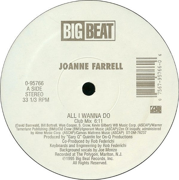 Joanne Farrell – All I Wanna Do