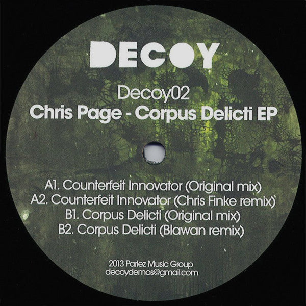 Chris Page – Corpus Delicti EP