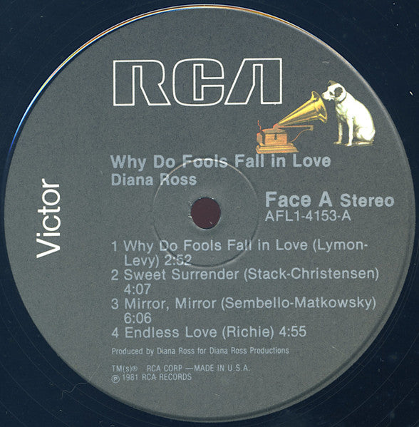 Diana Ross – Why Do Fools Fall In Love