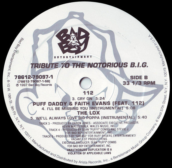 Puff Daddy & Faith Evans / 112 / The Lox – Tribute To The Notorious B.I.G.