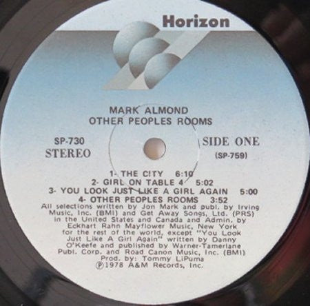 Mark-Almond – Other Peoples Rooms