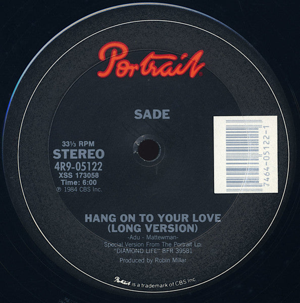 Sade – Hang On To Your Love (12" Version)