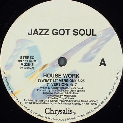 Jazz Got Soul – House Work