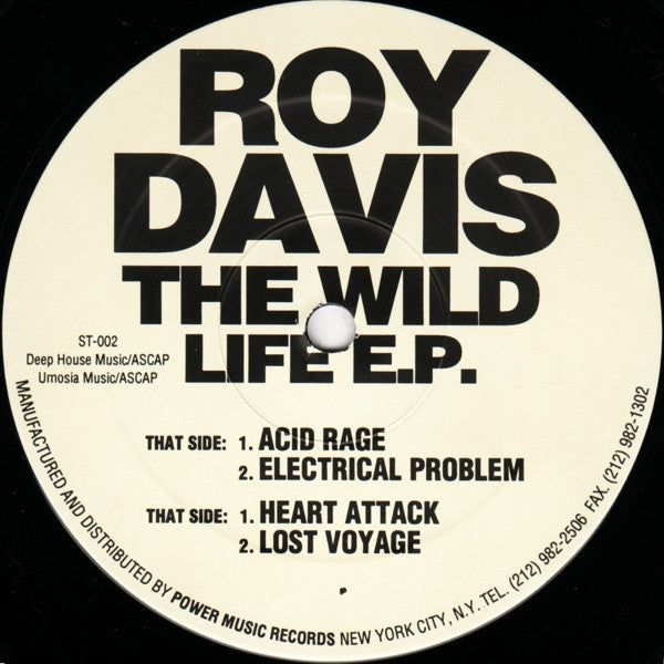 Roy Davis – The Wild Life E.P.