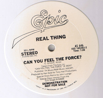 Real Thing – Can You Feel The Force?