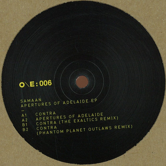 Samaan - Apertures Of Adelaide EP