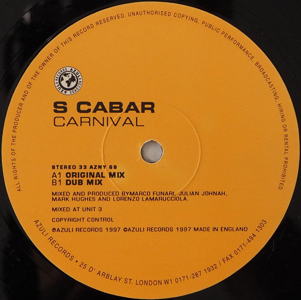 S Cabar – Carnival