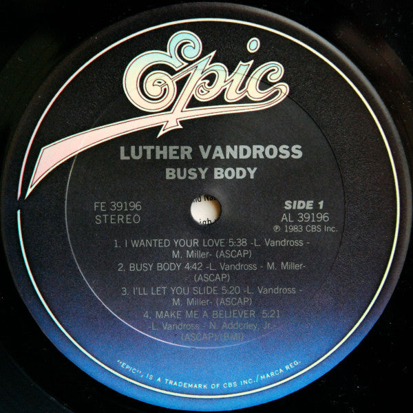 Luther Vandross – Busy Body