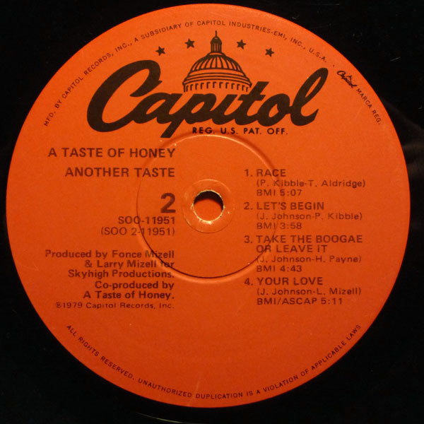 A Taste Of Honey – Another Taste
