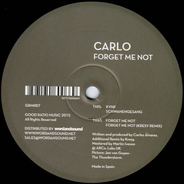 Carlo – Forget Me Not