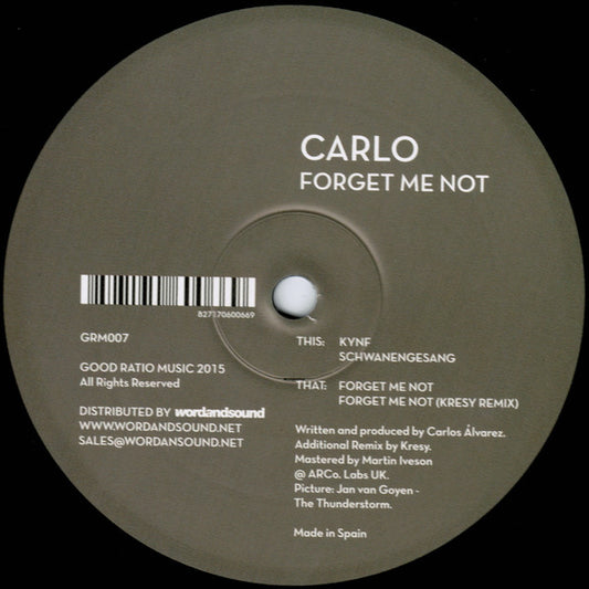 Carlo – Forget Me Not