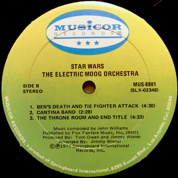 The Electric Moog Orchestra – Music From Star Wars