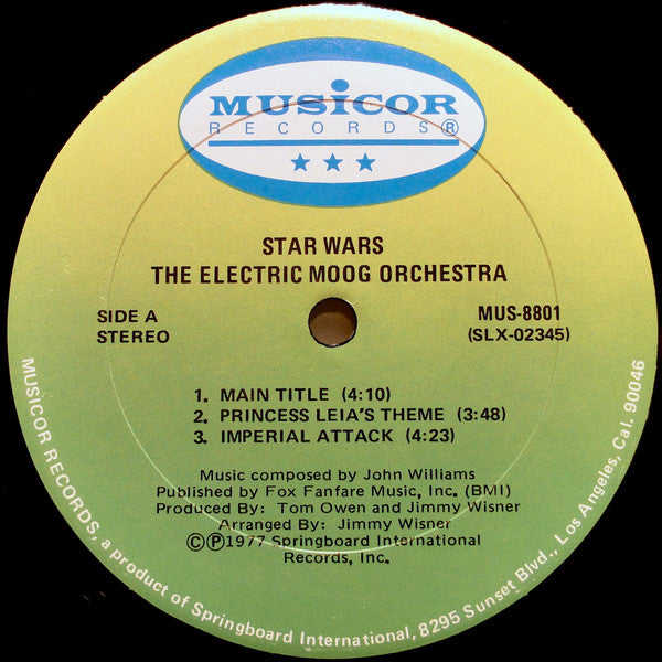 The Electric Moog Orchestra – Music From Star Wars