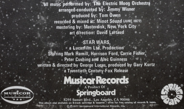 The Electric Moog Orchestra – Music From Star Wars
