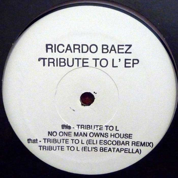 Ricardo Baez – Tribute To L EP
