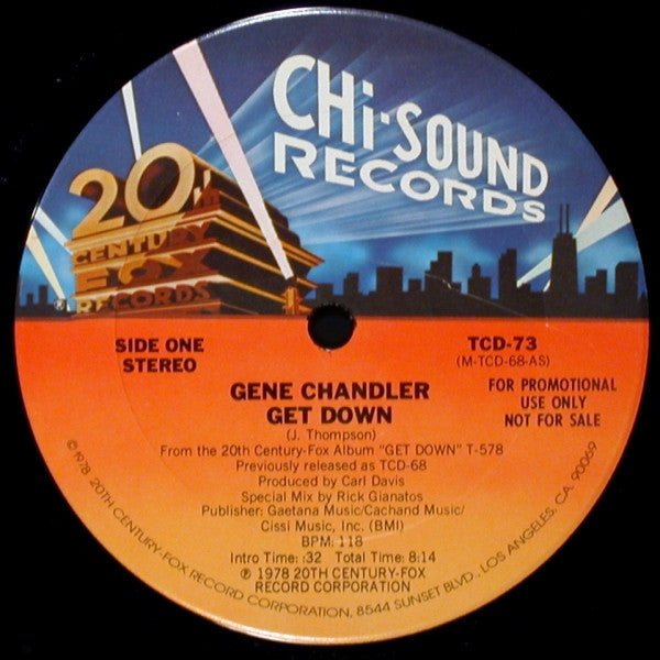 Gene Chandler / Edwin Starr – Get Down / Contact
