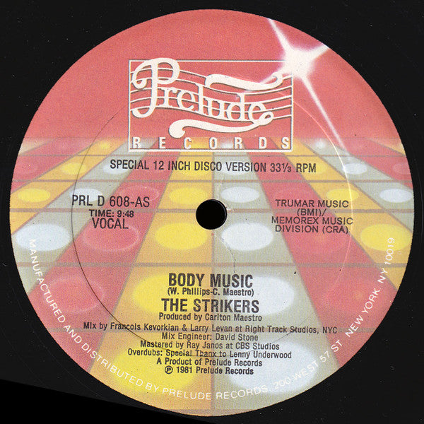 The Strikers – Body Music