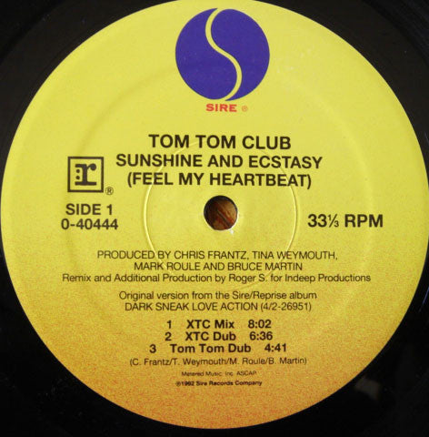 Tom Tom Club – Sunshine And Ecstasy