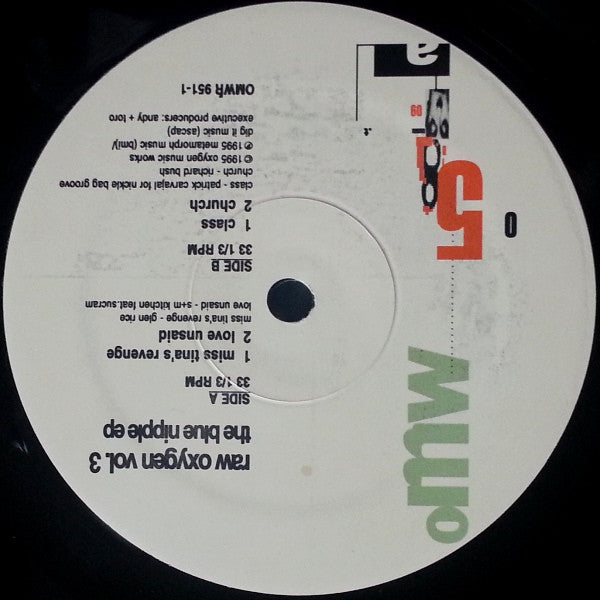 Various – Raw Oxygen Vol. 3: The Blue Nipple EP